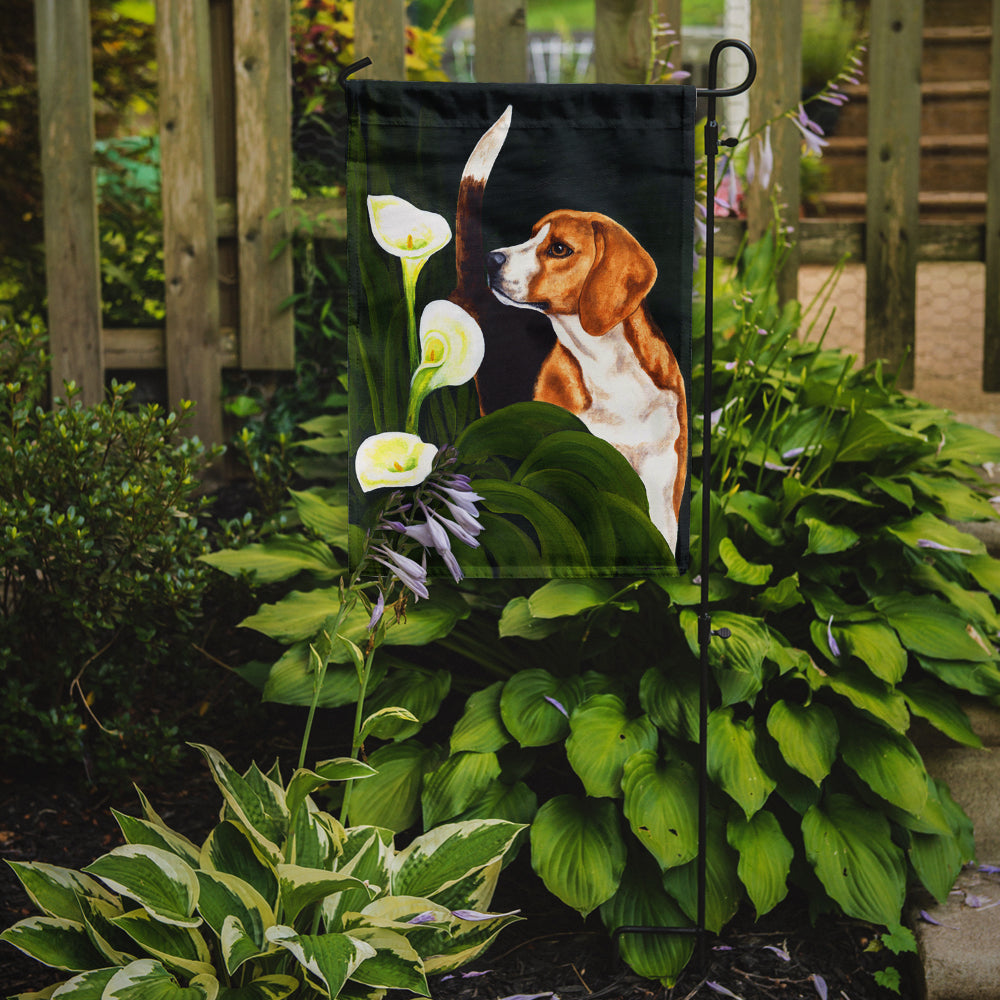 Beagle Lillies Flag Garden Size  the-store.com.