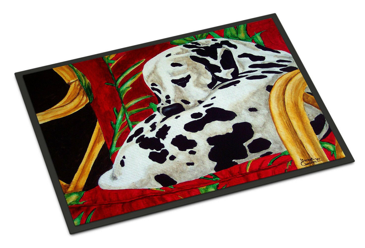 Sunday Nap Dalmatian Indoor or Outdoor Mat 24x36 AMB1118JMAT - the-store.com