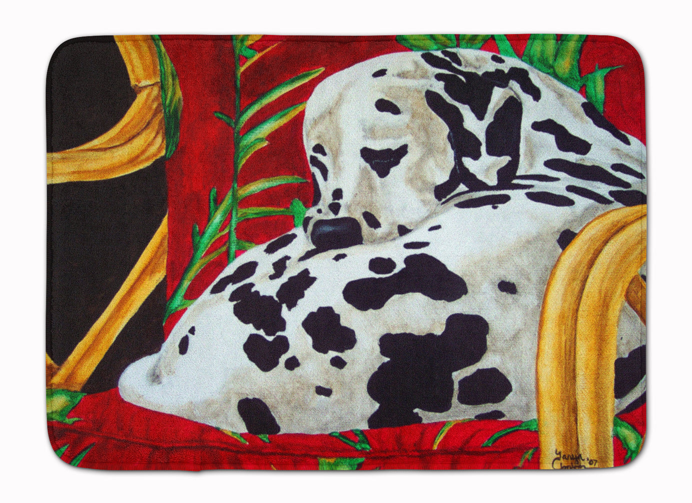 Sunday Nap Dalmatian Machine Washable Memory Foam Mat AMB1118RUG - the-store.com