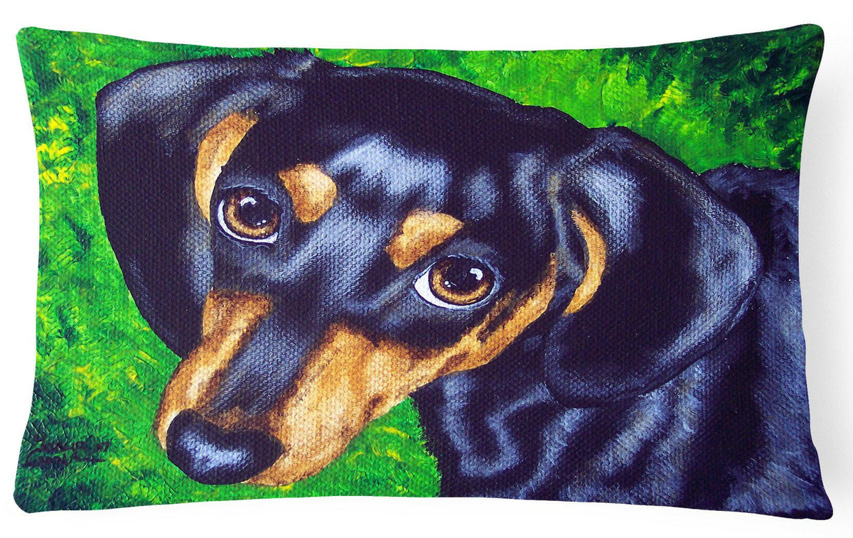 Tootsie Dachshund Fabric Decorative Pillow AMB1173PW1216 by Caroline&#39;s Treasures