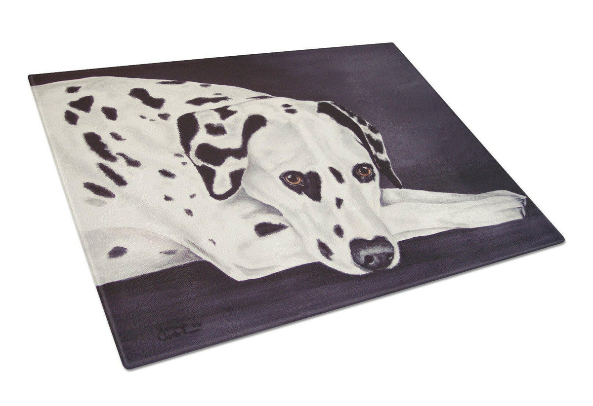 Dal Dalmatian Glass Cutting Board Large AMB1193LCB by Caroline&#39;s Treasures