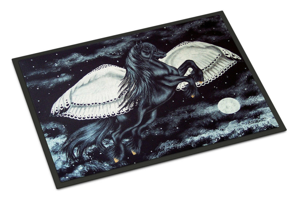 Black Flying Horse Indoor or Outdoor Mat 24x36 AMB1222JMAT - the-store.com