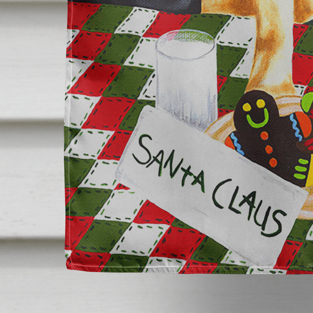 Santa's Helpers in Christmas Stockings Labrador Flag Canvas House Size AMB1314CHF  the-store.com.