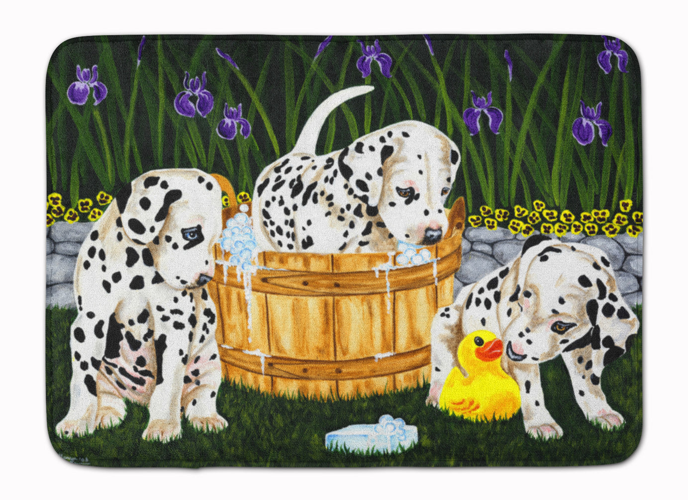 Pass the Soap Dalmatian Machine Washable Memory Foam Mat AMB1320RUG - the-store.com