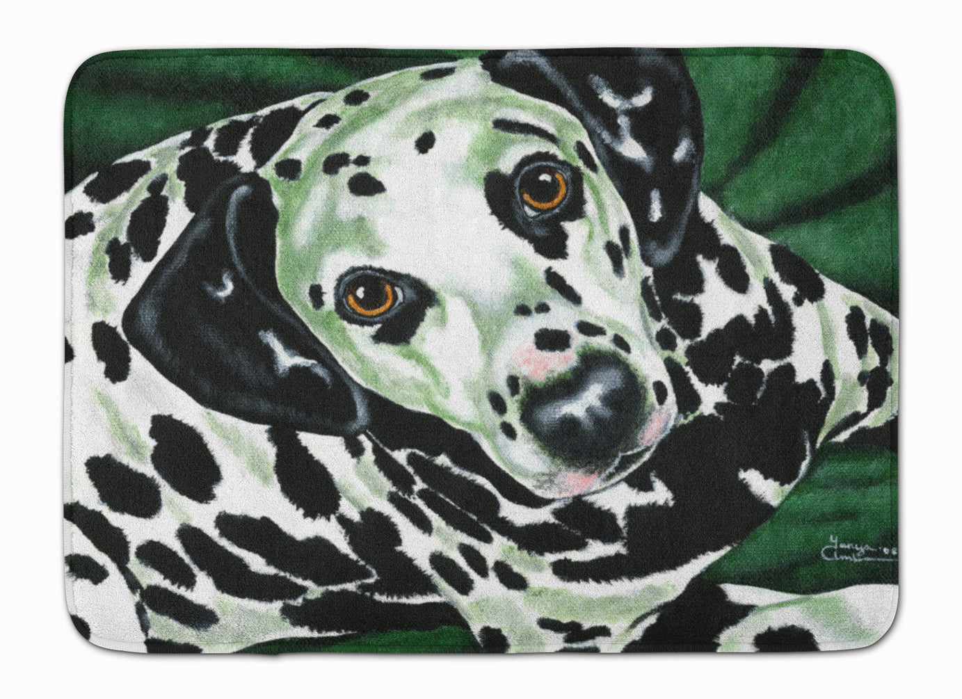 Emerald Beauty Dalmatian Machine Washable Memory Foam Mat AMB1359RUG - the-store.com