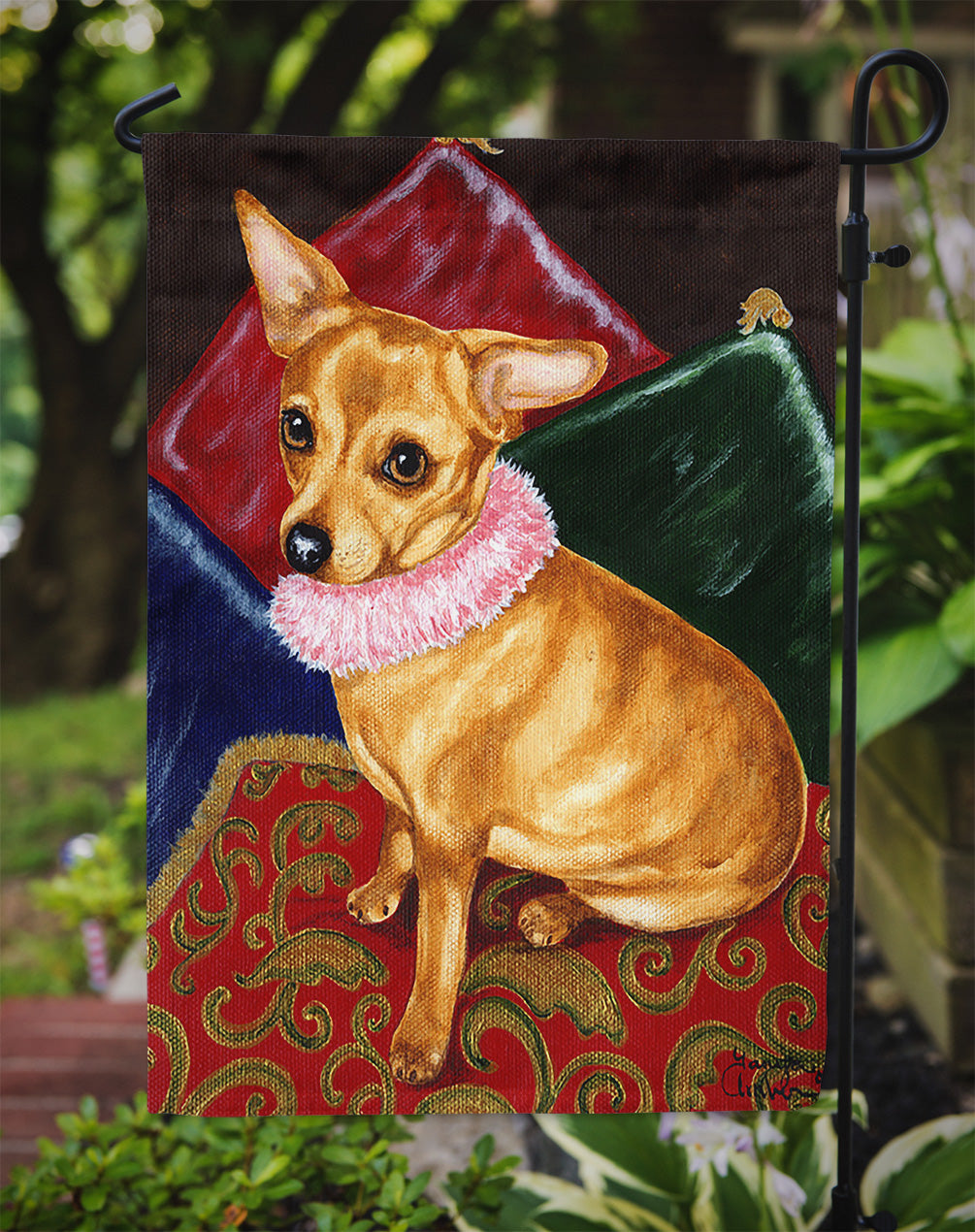 Pillow Princess Chihuahua Flag Garden Size  the-store.com.