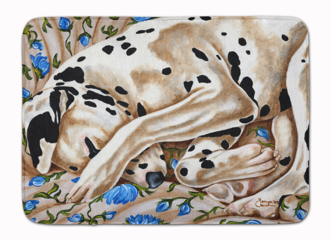 Bed of Roses Dalmatian Machine Washable Memory Foam Mat AMB1407RUG - the-store.com