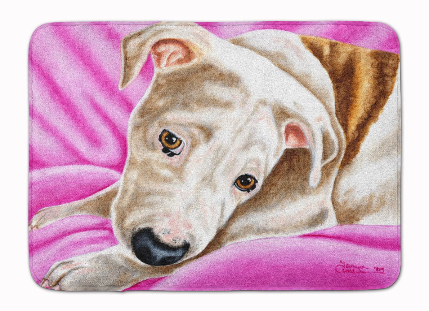 Dream Girl Pit Bull Machine Washable Memory Foam Mat AMB1413RUG - the-store.com