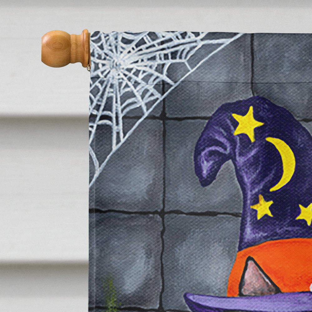 Brewing up Trouble Halloween Dachshund Flag Canvas House Size AMB1434CHF  the-store.com.