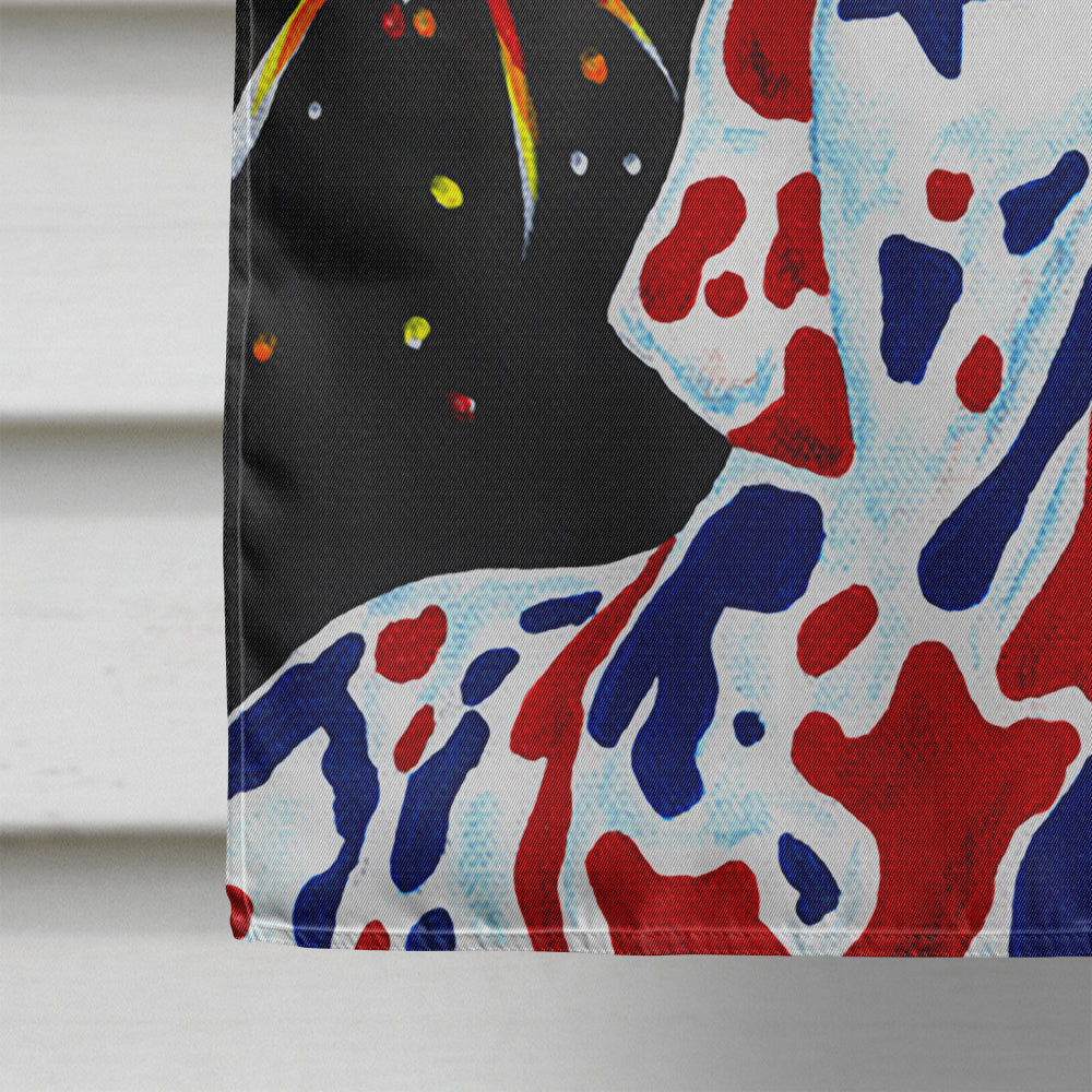 For our Heros Fireworks Patriotic Dalmatian Flag Canvas House Size AMB1451CHF  the-store.com.