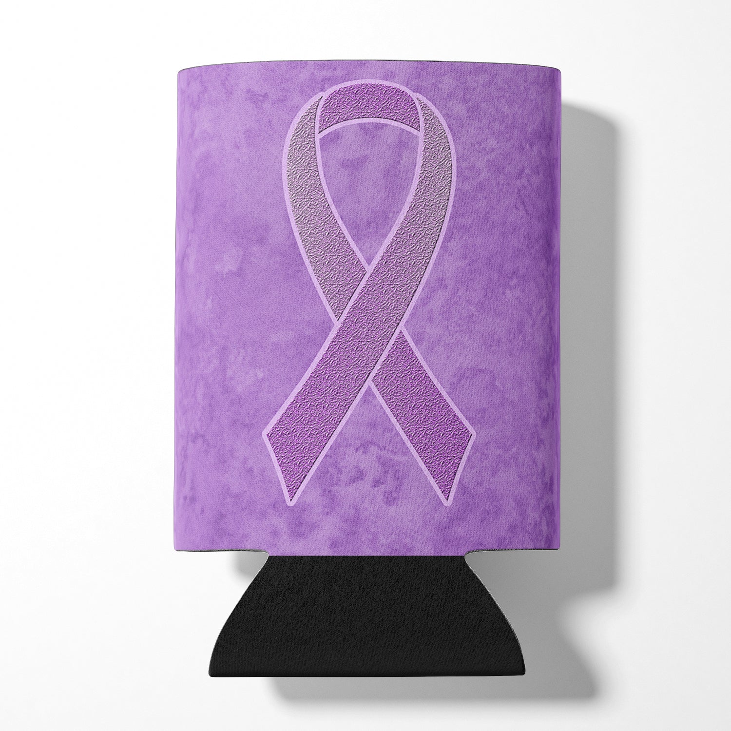 Lavender Ribbon for All Cancer Awareness Can or Bottle Hugger AN1200CC.