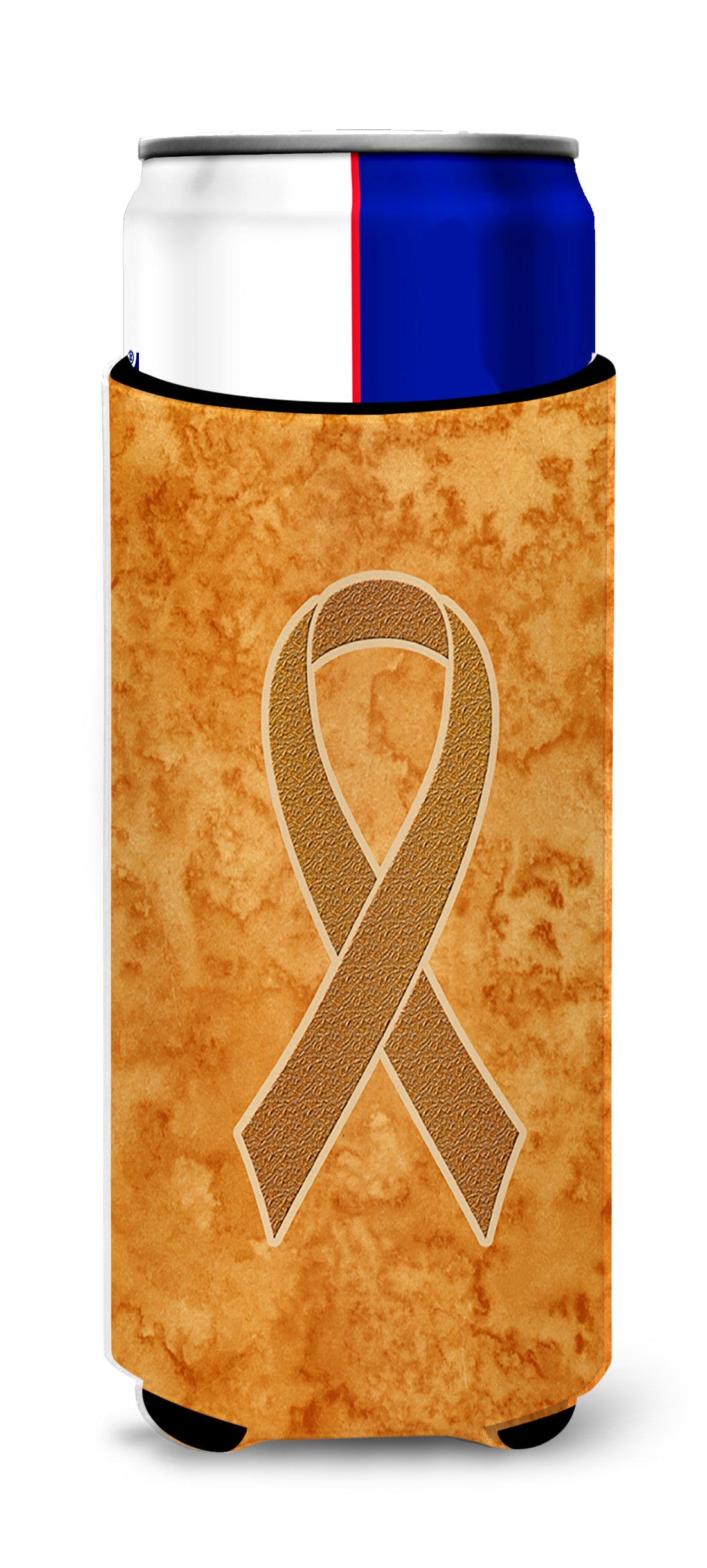 Orange Ribbon for Leukemia Awareness Ultra Beverage Insulators for slim cans AN1204MUK.