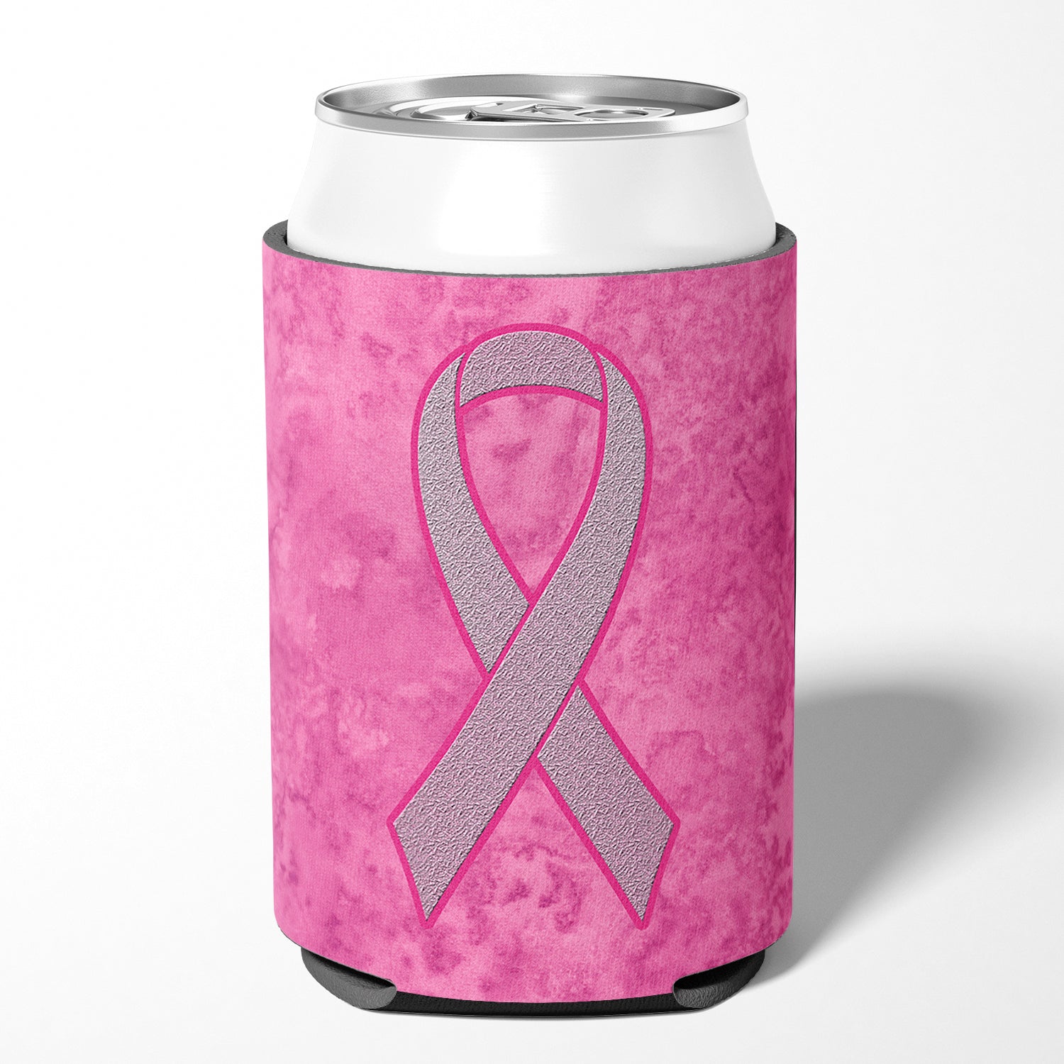 Pink Ribbon for Breast Cancer Awareness Can or Bottle Hugger AN1205CC.