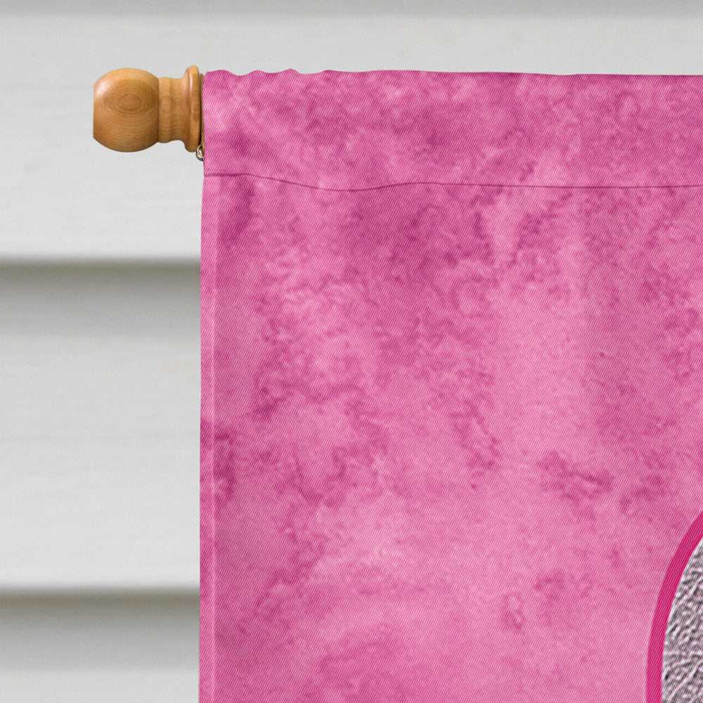 Pink Ribbon for Breast Cancer Awareness Flag Canvas House Size AN1205CHF  the-store.com.