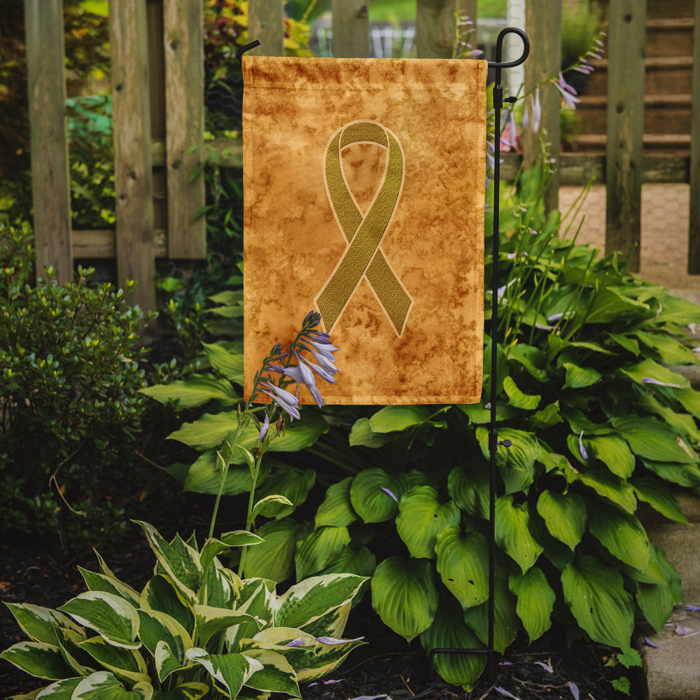 Gold Ribbon for Childhood Cancers Awareness Flag Garden Size AN1209GF  the-store.com.