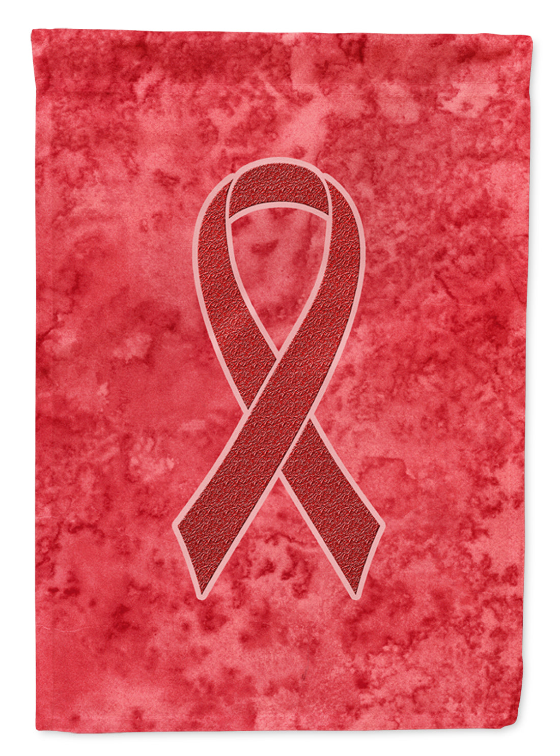 Red Ribbon for Aids Awareness Flag Garden Size AN1213GF  the-store.com.