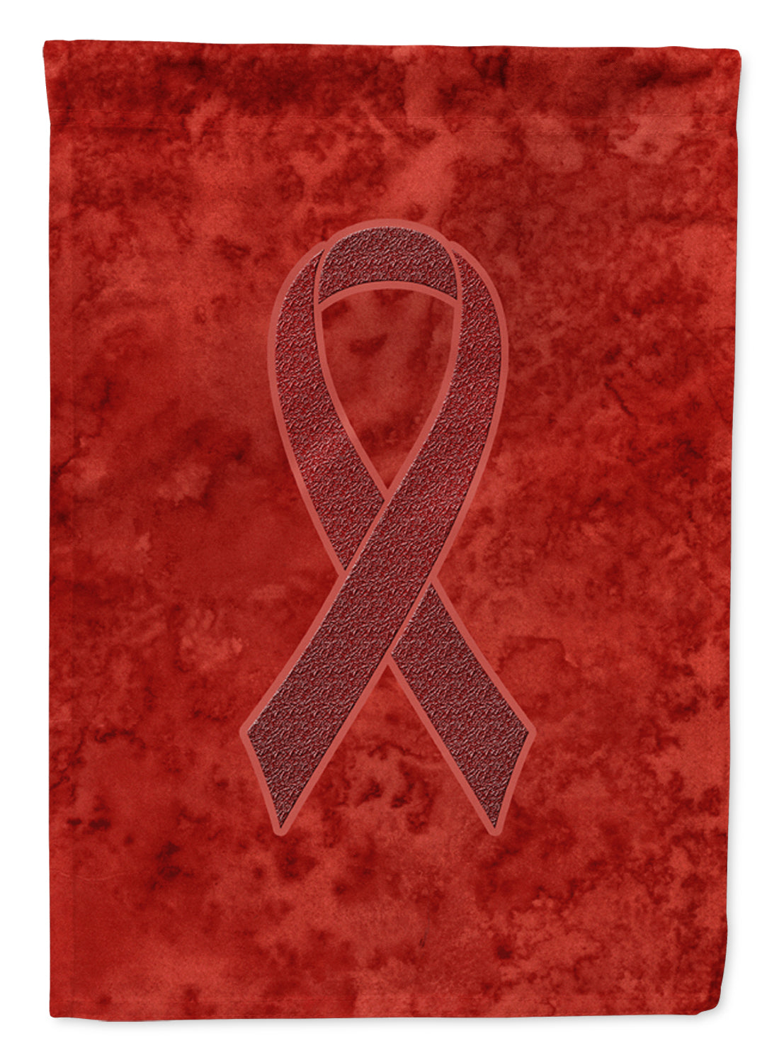 Burgundy Ribbon for Multiple Myeloma Cancer Awareness Flag Garden Size AN1214GF  the-store.com.