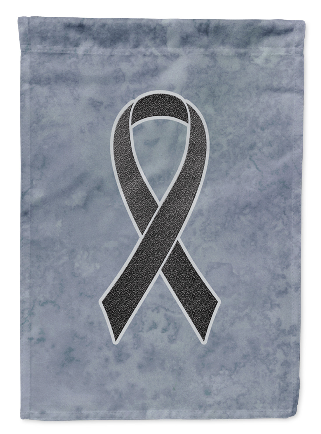 Black Ribbon for Melanoma Cancer Awareness Flag Garden Size AN1216GF  the-store.com.