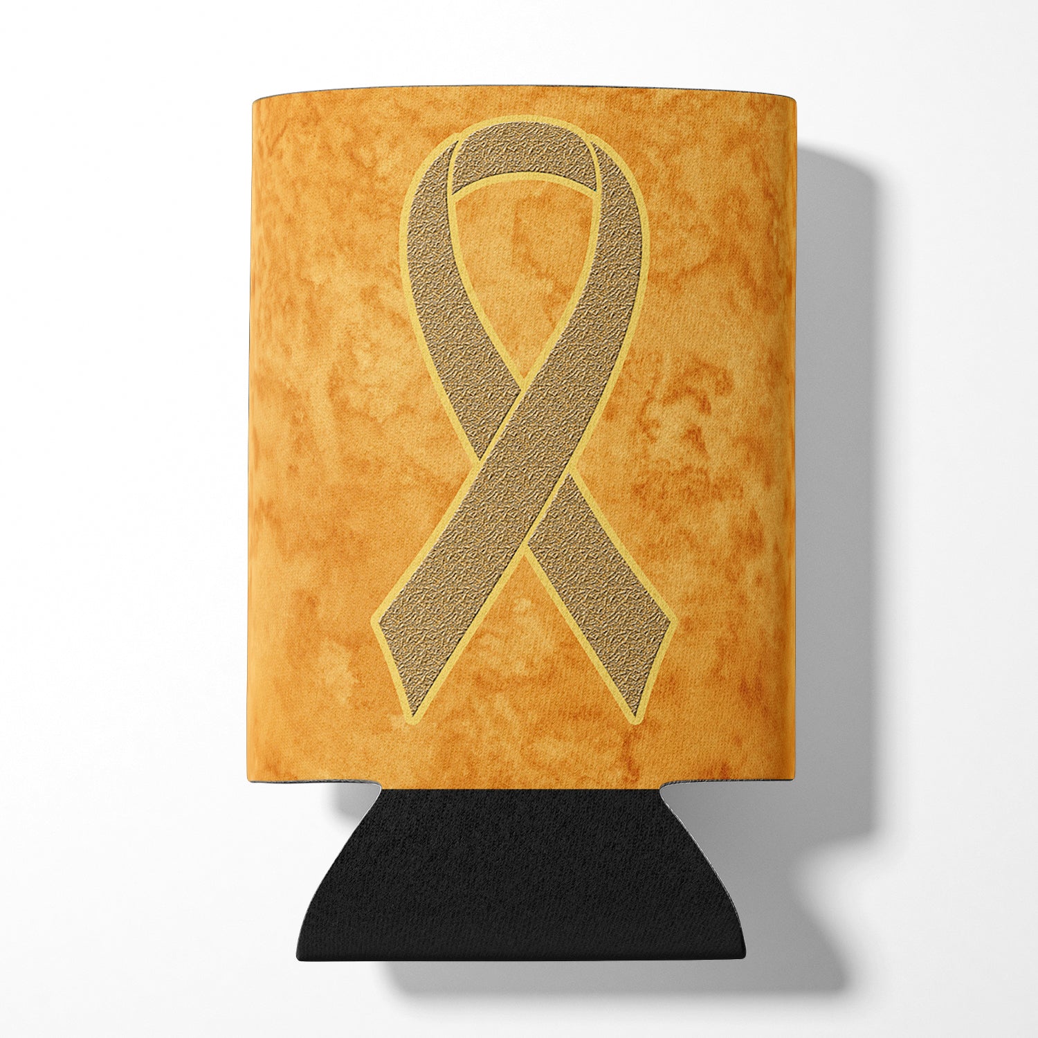 Peach Ribbon for Uterine Cancer Awareness Can or Bottle Hugger AN1219CC.