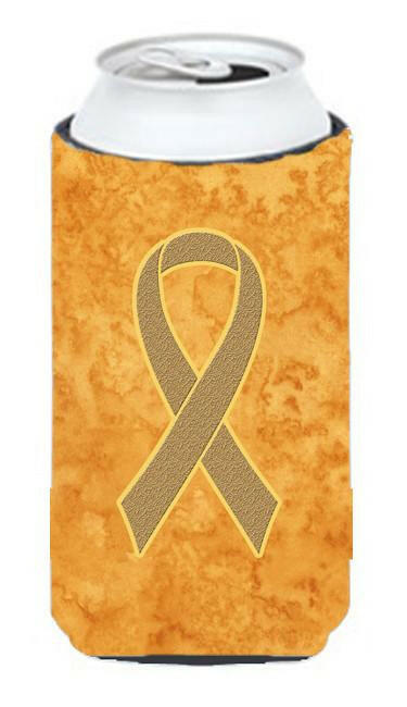 Peach Ribbon for Uterine Cancer Awareness Tall Boy Beverage Insulator Hugger AN1219TBC by Caroline's Treasures