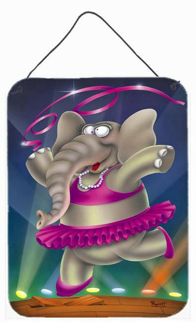 Elephant Ballerina Wall or Door Hanging Prints APH0249DS1216 by Caroline's Treasures