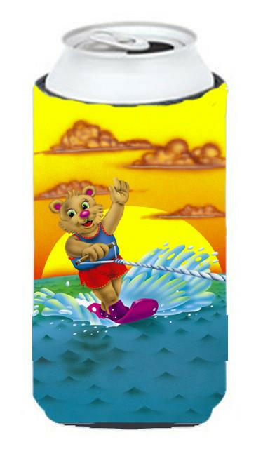 Teddy Bear Water Skiing Tall Boy Beverage Insulator Hugger APH0415TBC by Caroline's Treasures