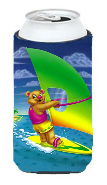 Teddy Bear Sailing Tall Boy Beverage Insulator Hugger APH0416TBC by Caroline&#39;s Treasures