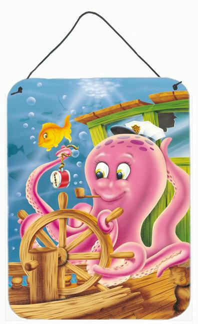 Captain Octopus Wall or Door Hanging Prints APH0472DS1216 by Caroline&#39;s Treasures