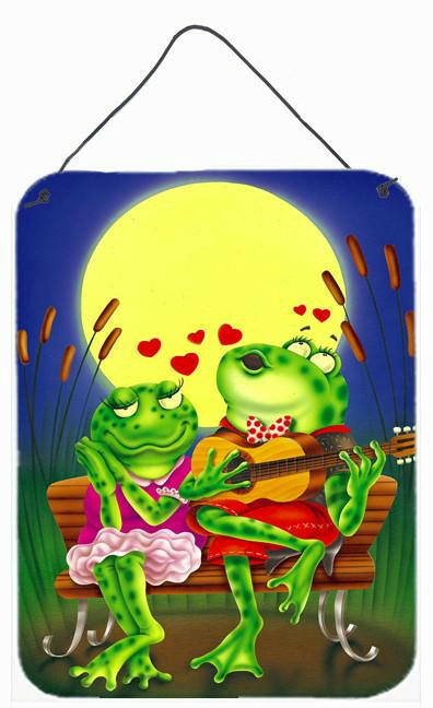 Frog Love Songs Wall or Door Hanging Prints APH0522DS1216 by Caroline's Treasures