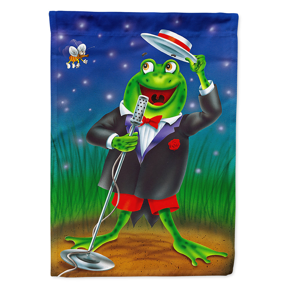 Frog Comedy Routine Flag Canvas House Size APH0523CHF  the-store.com.