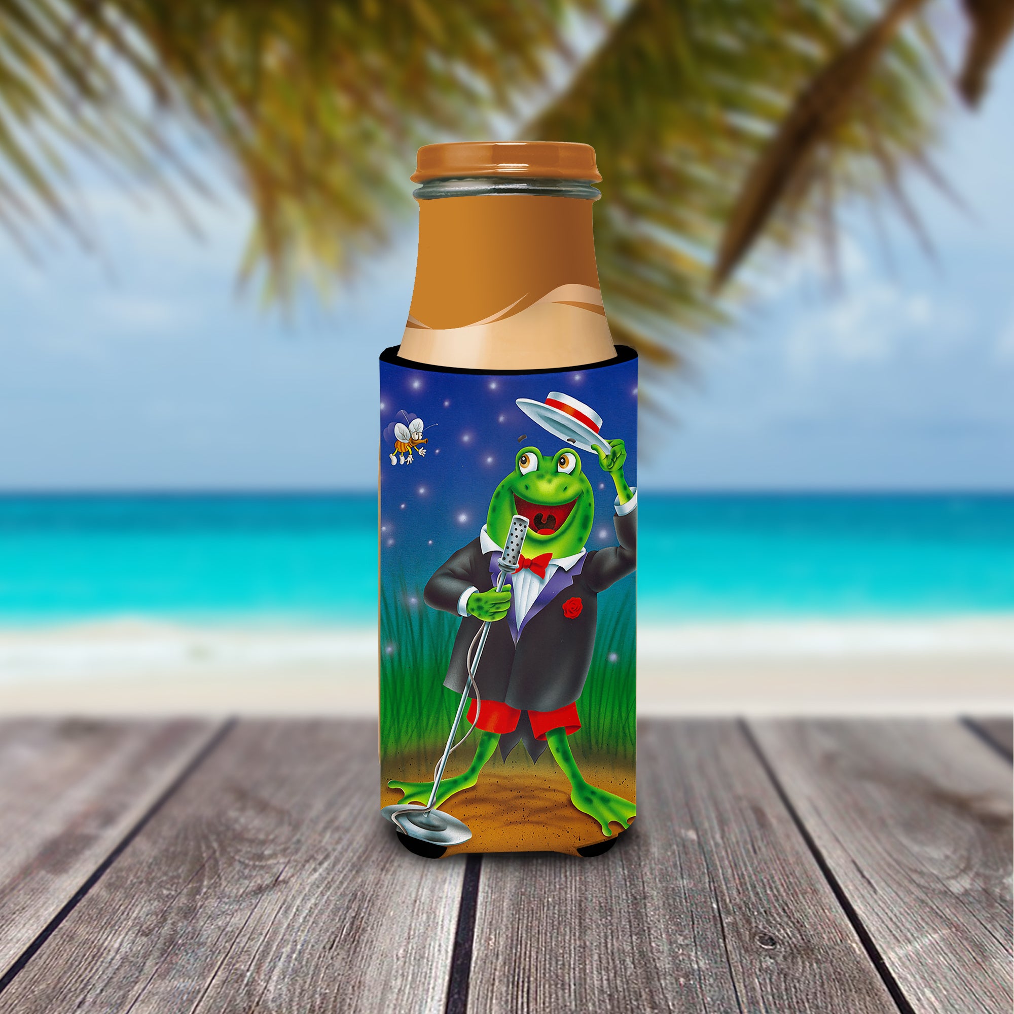 Frog Comedy Routine  Ultra Beverage Insulators for slim cans APH0523MUK  the-store.com.