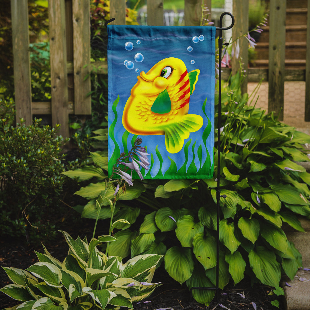 Yellow Fish Flag Garden Size  the-store.com.