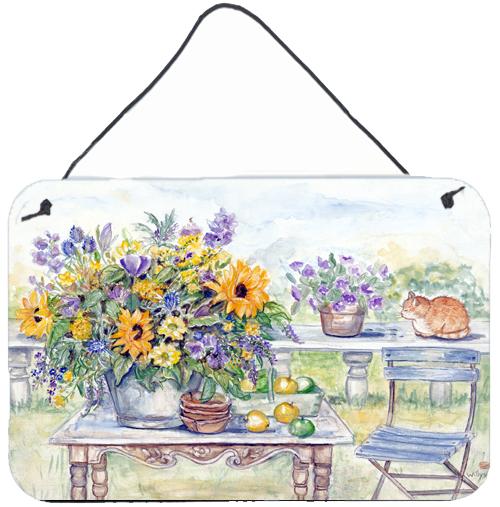 Patio Bouquet of Flowers Wall or Door Hanging Prints APH3566DS812 by Caroline&#39;s Treasures