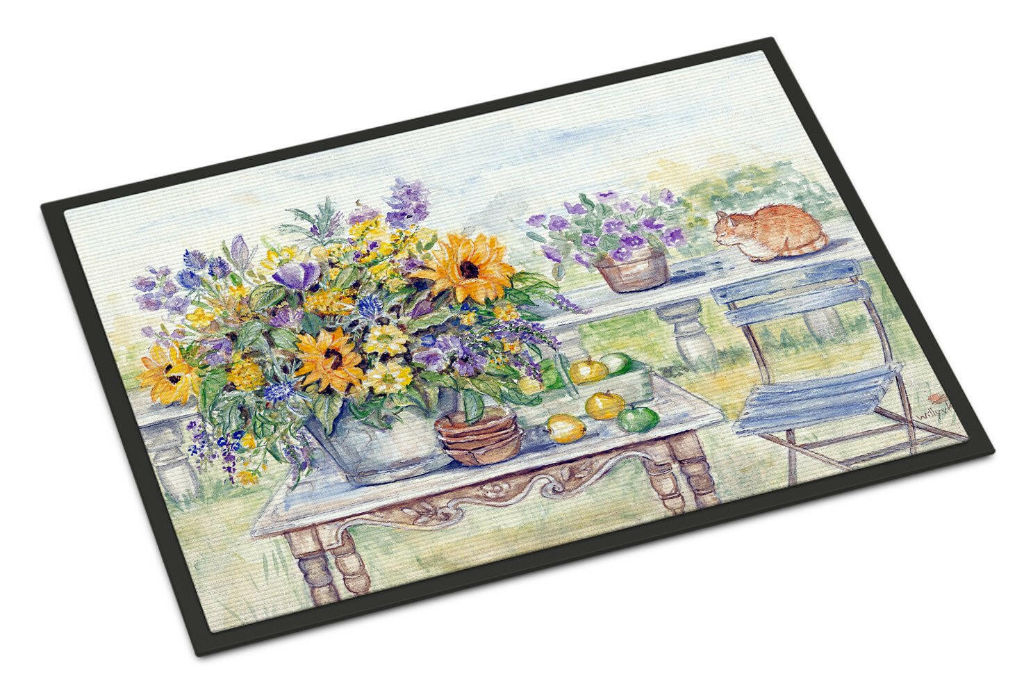 Patio Bouquet of Flowers Indoor or Outdoor Mat 24x36 APH3566JMAT - the-store.com