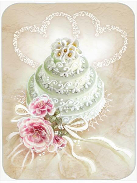 Wedding Cake Glass Cutting Board Large APH3648LCB by Caroline's Treasures