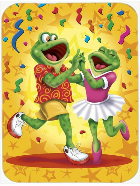 Frog Swing Dancing Mouse Pad, Hot Pad or Trivet APH3874MP by Caroline's Treasures