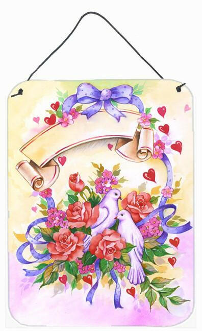 Wedding Bouquet Wall or Door Hanging Prints APH4070DS1216 by Caroline&#39;s Treasures