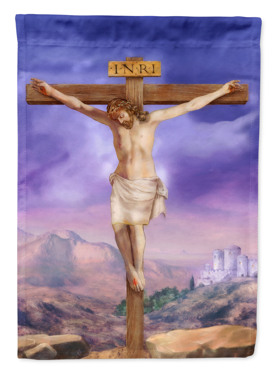 Easter Jesus Crucifixion Flag Garden Size APH4517GF  the-store.com.