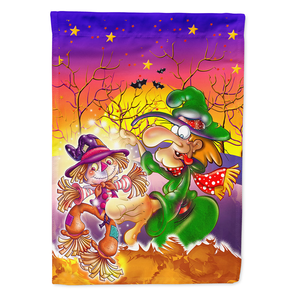 Witch Voodoo Scarecrow Halloween Flag Canvas House Size APH5129CHF  the-store.com.