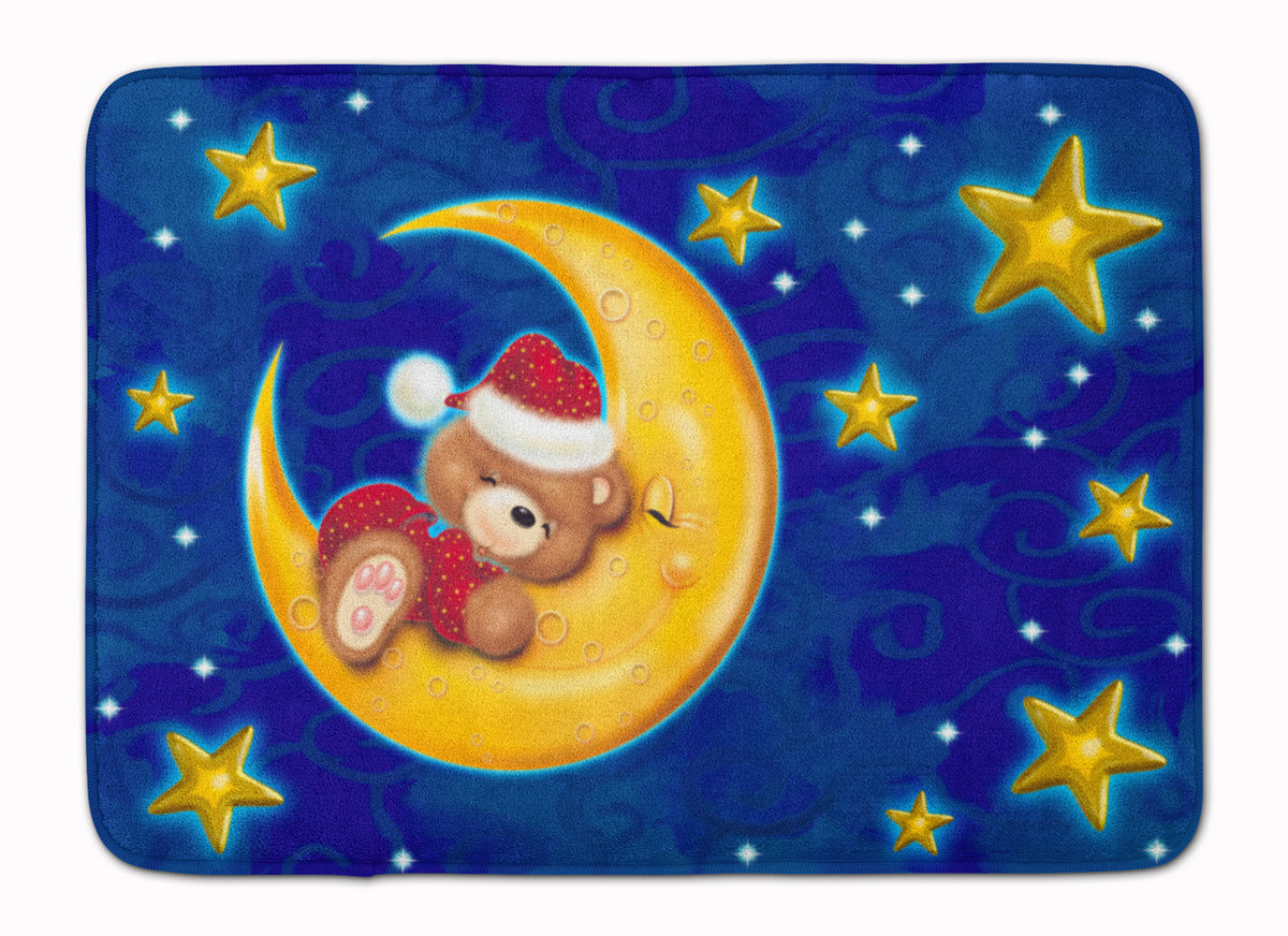 Bear Sleeping in the Moon and Stars Machine Washable Memory Foam Mat APH514BRUG - the-store.com