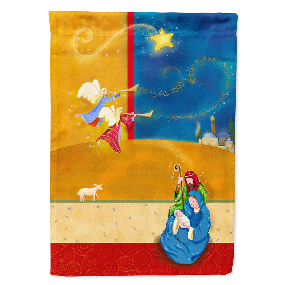 Contemporary Nativity Christmas Flag Canvas House Size APH5626CHF  the-store.com.