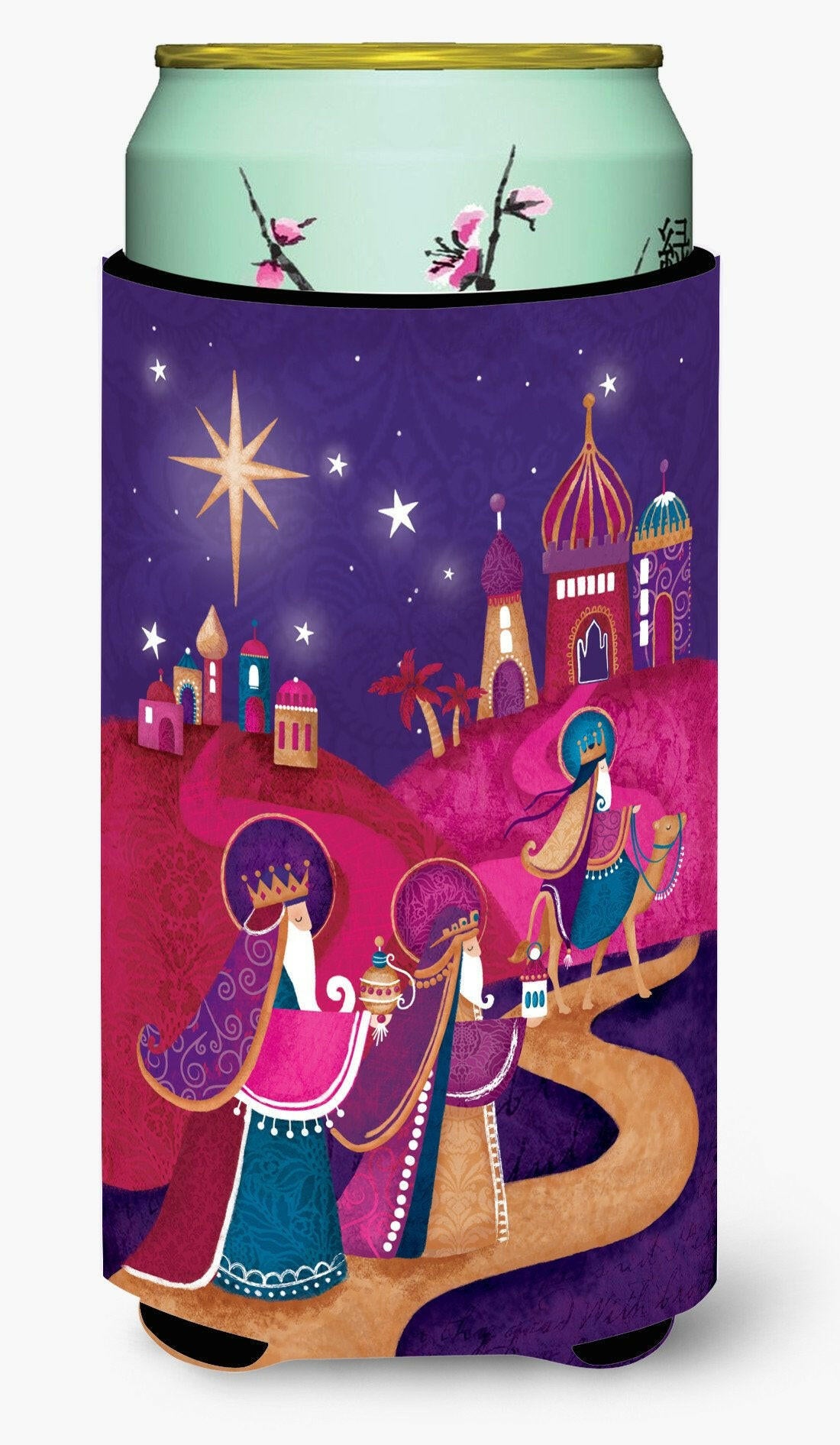 Christmas Wise Men in Purple Tall Boy Beverage Insulator Hugger APH7081TBC by Caroline's Treasures