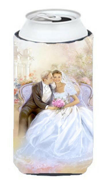 Wedding Couple Kiss Tall Boy Beverage Insulator Hugger APH8292TBC by Caroline&#39;s Treasures