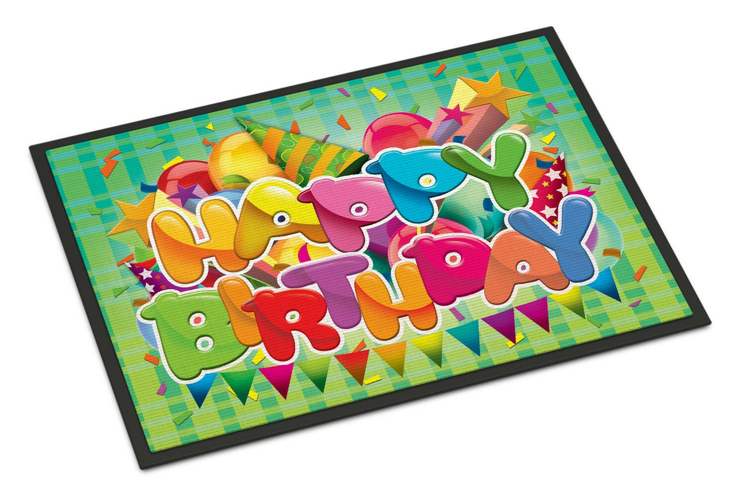 Happy Birthday Indoor or Outdoor Mat 24x36 APH8872JMAT - the-store.com