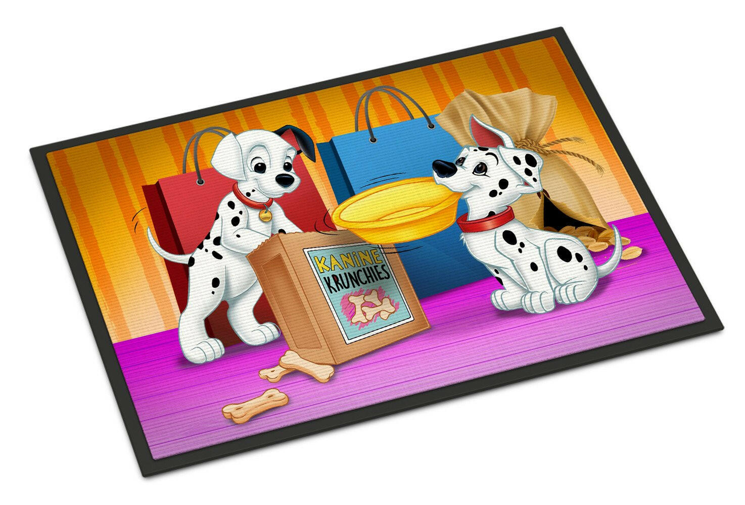 Dalmatians Snack Time Indoor or Outdoor Mat 24x36 APH9063JMAT - the-store.com