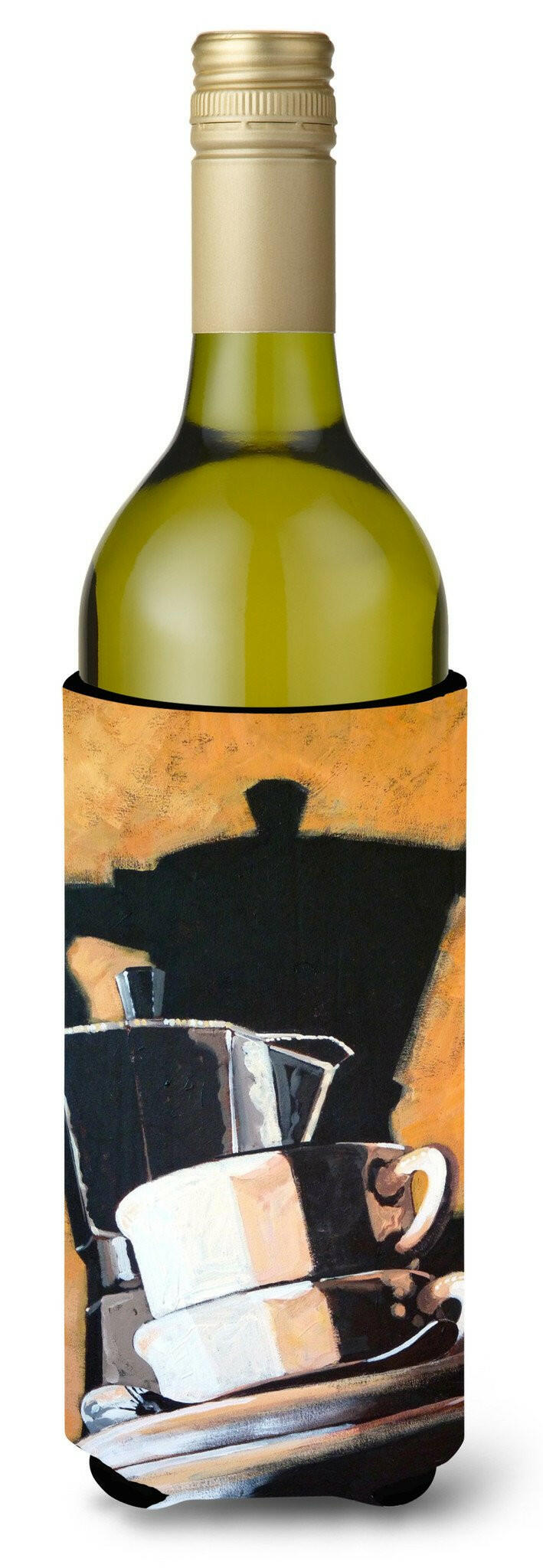 Coffee II by Roy Avis Wine Bottle Beverage Insulator Hugger ARA0087LITERK by Caroline's Treasures