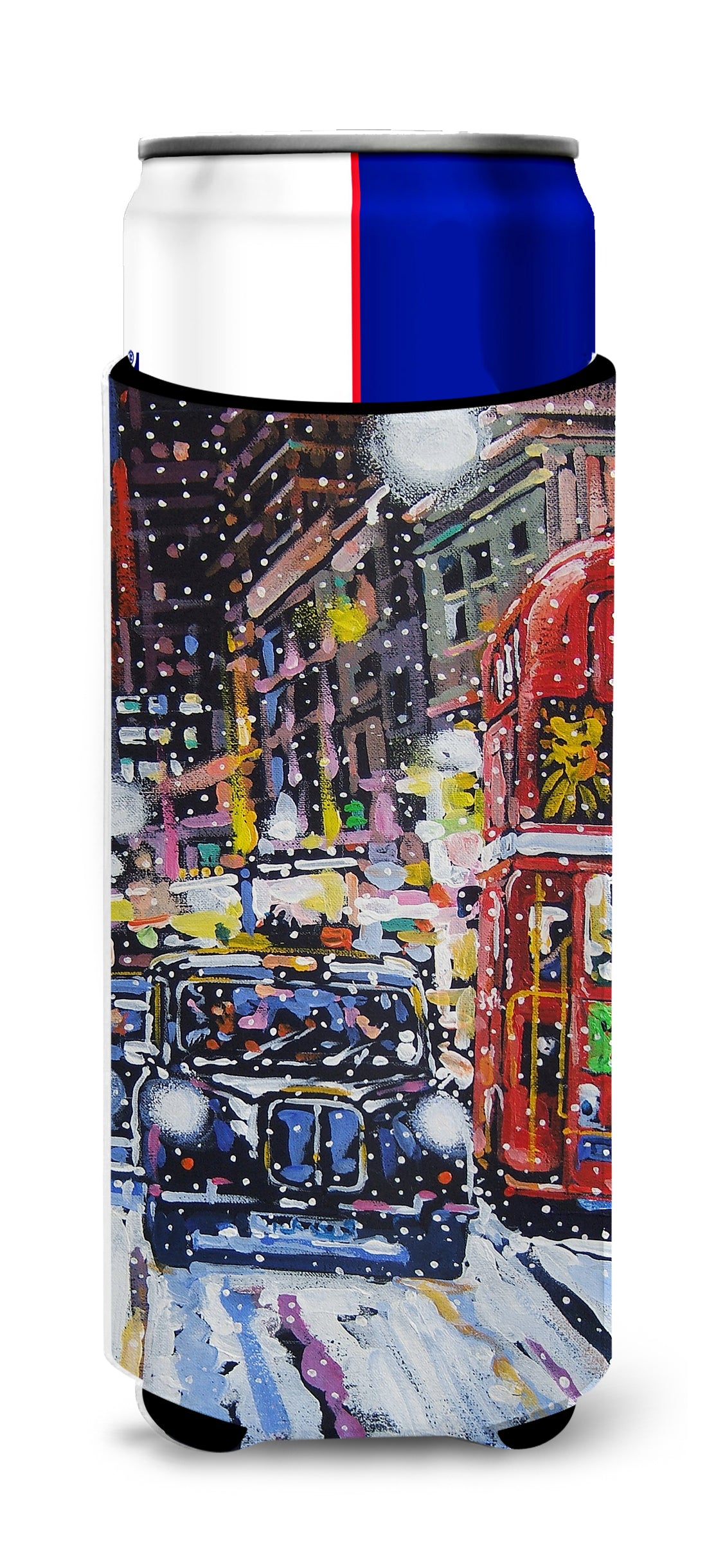 London Snow by Roy Avis Ultra Beverage Insulators for slim cans ARA0133MUK  the-store.com.