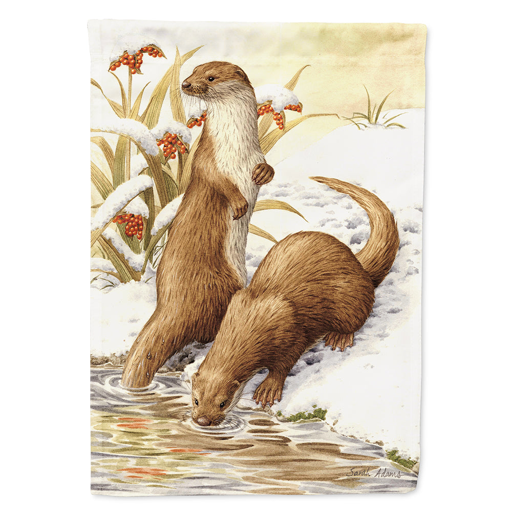 Otters & Gladon Irises Flag Canvas House Size ASA2005CHF  the-store.com.