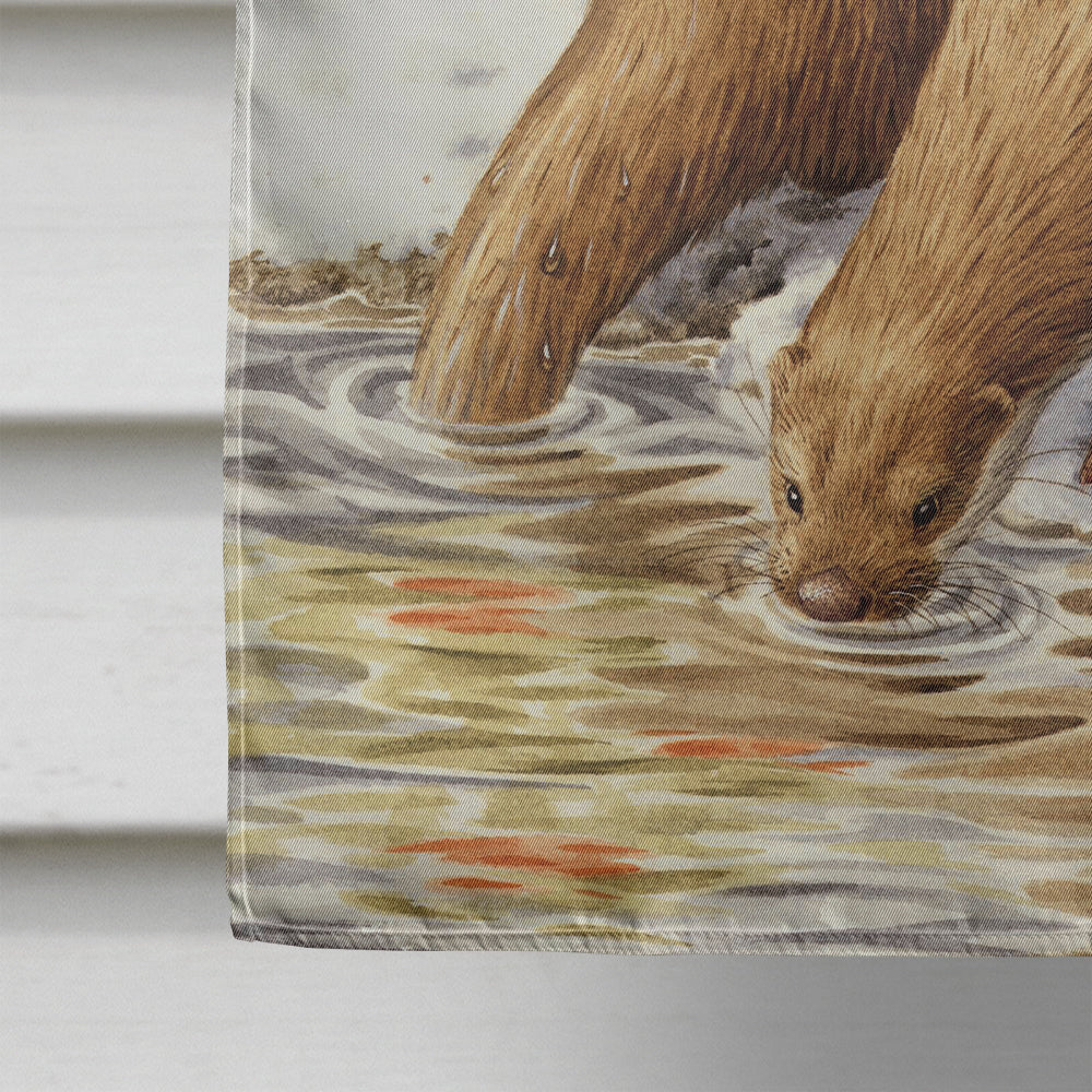 Otters & Gladon Irises Flag Canvas House Size ASA2005CHF  the-store.com.