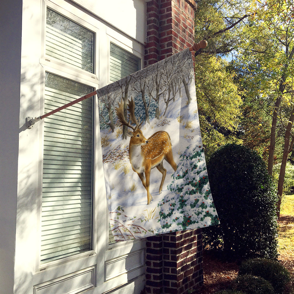 Fallow Buck Deer Flag Canvas House Size ASA2006CHF  the-store.com.